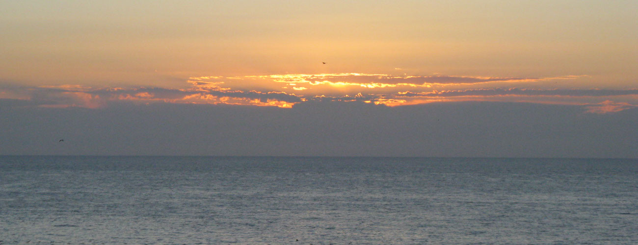 Atardecer en la bahía